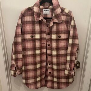 NWT Old Navy Flannel Jacket